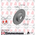 ZIMMERMANN Bremsscheibe