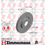 ZIMMERMANN Bremsscheibe