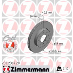 ZIMMERMANN Bremsscheibe