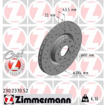 ZIMMERMANN Bremsscheibe