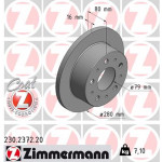 ZIMMERMANN Bremsscheibe