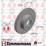 ZIMMERMANN Bremsscheibe