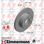 ZIMMERMANN Bremsscheibe