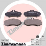 ZIMMERMANN Bremsbelagsatz, Scheibenbremse