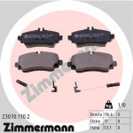 ZIMMERMANN Bremsbelagsatz, Scheibenbremse