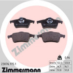 ZIMMERMANN Bremsbelagsatz, Scheibenbremse