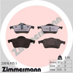 ZIMMERMANN Bremsbelagsatz, Scheibenbremse