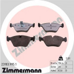 ZIMMERMANN Bremsbelagsatz, Scheibenbremse