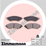 ZIMMERMANN Bremsbelagsatz, Scheibenbremse