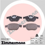 ZIMMERMANN Bremsbelagsatz, Scheibenbremse