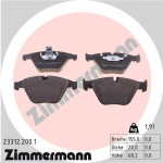 ZIMMERMANN Bremsbelagsatz, Scheibenbremse