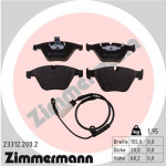 ZIMMERMANN Bremsbelagsatz, Scheibenbremse