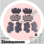 ZIMMERMANN Bremsbelagsatz, Scheibenbremse