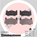 ZIMMERMANN Bremsbelagsatz, Scheibenbremse