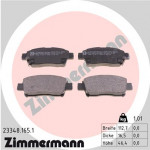 ZIMMERMANN Bremsbelagsatz, Scheibenbremse
