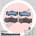 ZIMMERMANN Bremsbelagsatz, Scheibenbremse
