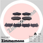 ZIMMERMANN Bremsbelagsatz, Scheibenbremse