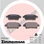 ZIMMERMANN Bremsbelagsatz, Scheibenbremse