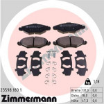 ZIMMERMANN Bremsbelagsatz, Scheibenbremse