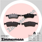 ZIMMERMANN Bremsbelagsatz, Scheibenbremse