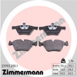 ZIMMERMANN Bremsbelagsatz, Scheibenbremse