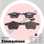 ZIMMERMANN Bremsbelagsatz, Scheibenbremse