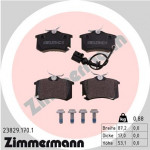 ZIMMERMANN Bremsbelagsatz, Scheibenbremse