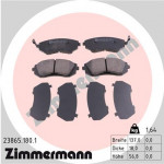 ZIMMERMANN Bremsbelagsatz, Scheibenbremse