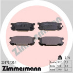 ZIMMERMANN Bremsbelagsatz, Scheibenbremse