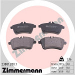 ZIMMERMANN Bremsbelagsatz, Scheibenbremse