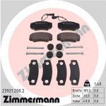ZIMMERMANN Bremsbelagsatz, Scheibenbremse