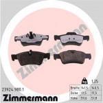 ZIMMERMANN Bremsbelagsatz, Scheibenbremse