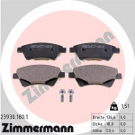 ZIMMERMANN Bremsbelagsatz, Scheibenbremse