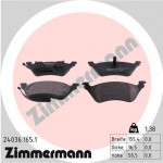 ZIMMERMANN Bremsbelagsatz, Scheibenbremse