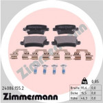 ZIMMERMANN Bremsbelagsatz, Scheibenbremse