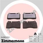 ZIMMERMANN Bremsbelagsatz, Scheibenbremse