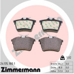 ZIMMERMANN Bremsbelagsatz, Scheibenbremse
