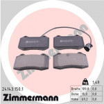 ZIMMERMANN Bremsbelagsatz, Scheibenbremse