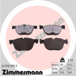 ZIMMERMANN Bremsbelagsatz, Scheibenbremse
