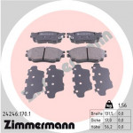ZIMMERMANN Bremsbelagsatz, Scheibenbremse
