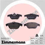 ZIMMERMANN Bremsbelagsatz, Scheibenbremse