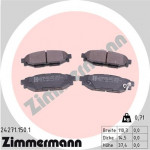 ZIMMERMANN Bremsbelagsatz, Scheibenbremse