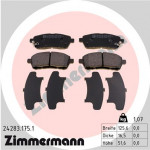 ZIMMERMANN Bremsbelagsatz, Scheibenbremse
