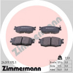 ZIMMERMANN Bremsbelagsatz, Scheibenbremse