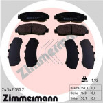 ZIMMERMANN Bremsbelagsatz, Scheibenbremse