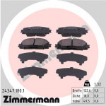 ZIMMERMANN Bremsbelagsatz, Scheibenbremse
