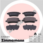 ZIMMERMANN Bremsbelagsatz, Scheibenbremse