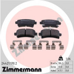 ZIMMERMANN Bremsbelagsatz, Scheibenbremse