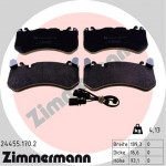 ZIMMERMANN Bremsbelagsatz, Scheibenbremse