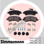 ZIMMERMANN Bremsbelagsatz, Scheibenbremse